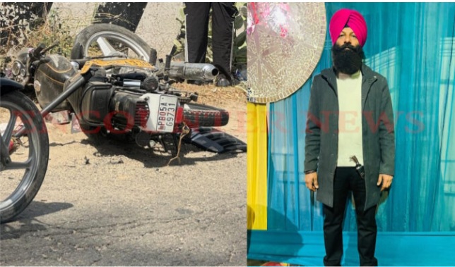 बुलेट व बोलेरो में टक्कर, बुलेट सवार नहर में जा गिरा - तलाश जारी