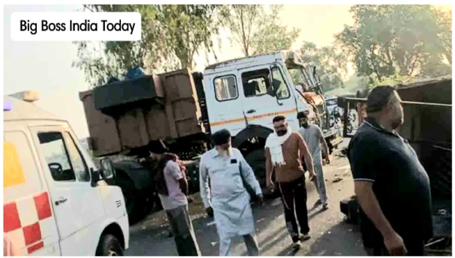 अस्थियां विसर्जित जा रहा परिवार दुर्घटनाग्रस्त - 8 लोगों की मौत 15 घायल