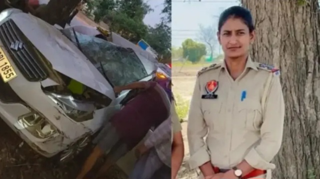 ट्रैक्टर ट्राली- कार टक्कर, दर्दनाक हादसा  महिला एस एच ओ बेअंत कौर की मौत
