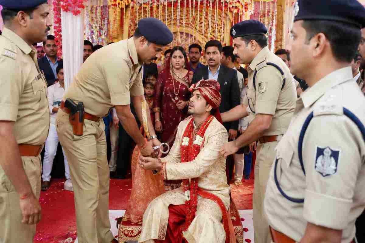भोपाल में सगाई की ‘अंगूठी’ पहनने से पहले पुलिस ने दूल्हे को पहनाई ‘हथकड़ी’