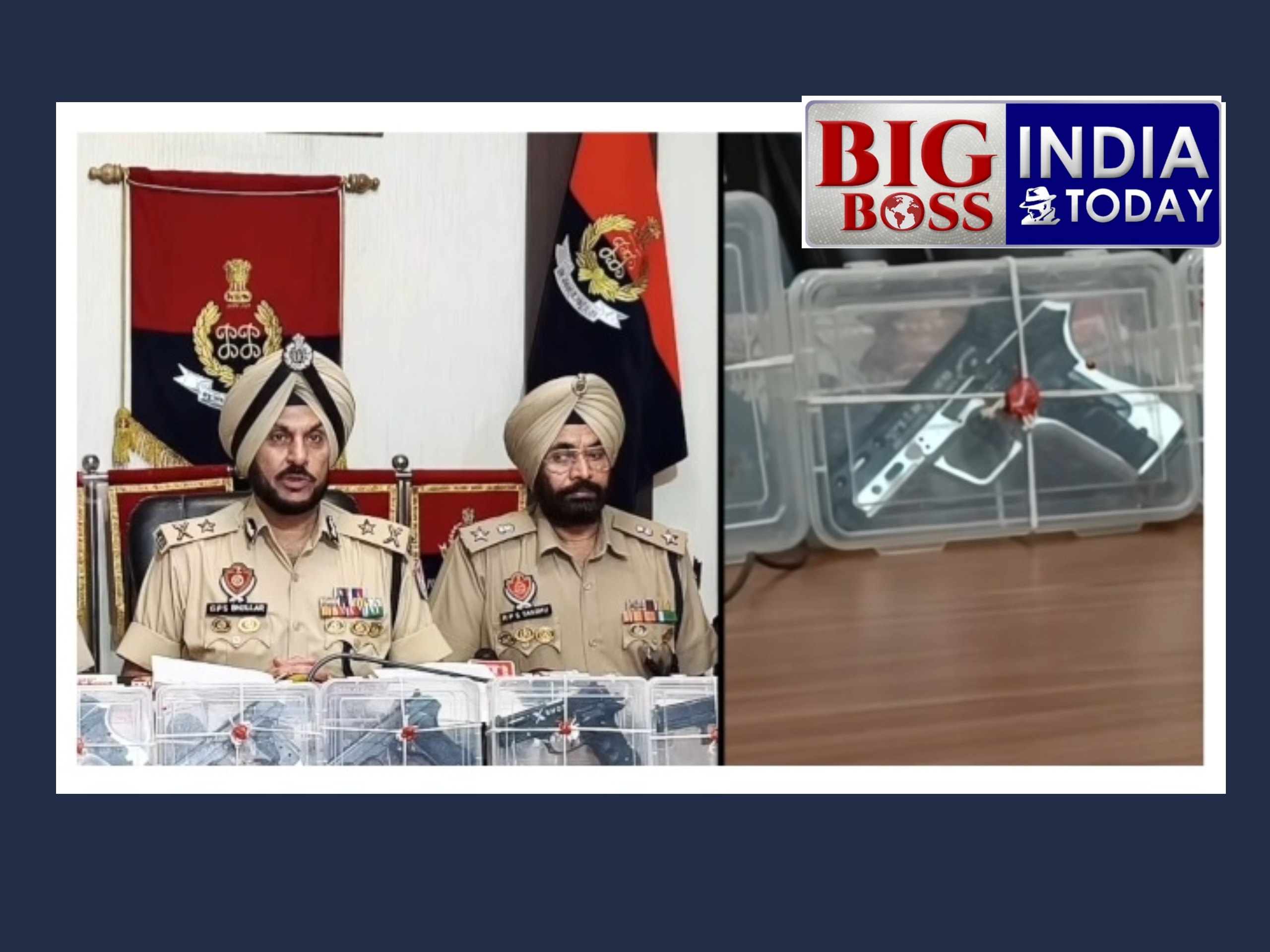 अमृतसर पुलिस को मिली बड़ी कामयाबी  - 2 किलीश100 ग्राम हेरोइन व 7 आधुनिक पिस्तौल बरामद