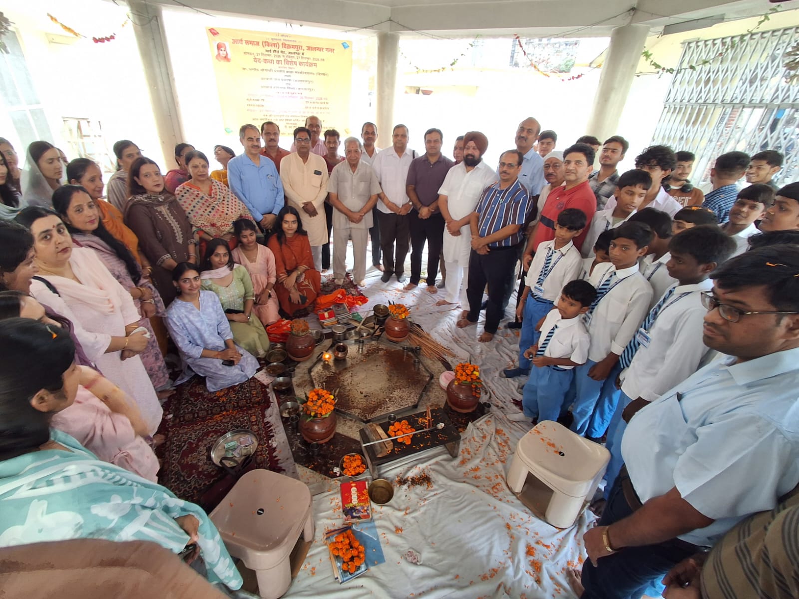 डीएवीआईईटी द्वारा आर्य समाज, बिक्रमपुरा में हवन एवं वेद कथा का आयोजन