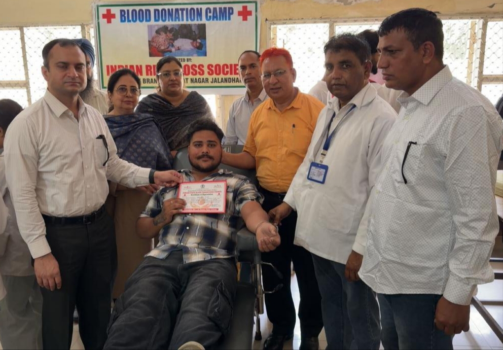 जीएनडीयू कॉलेज में रेड क्रॉस सोसायटी के सहयोग से रक्तदान शिविर आयोजित