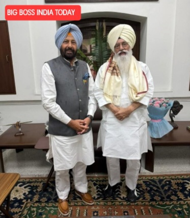 पंजाब भाजपा के अध्यक्ष सरदार केवल सिंह ढिल्लों ने राधा स्वामी सत्संग ब्यास के प्रमुख बाबा गुरिंदर सिंह ढिल्लों से की शिष्टाचार मुलाकात
