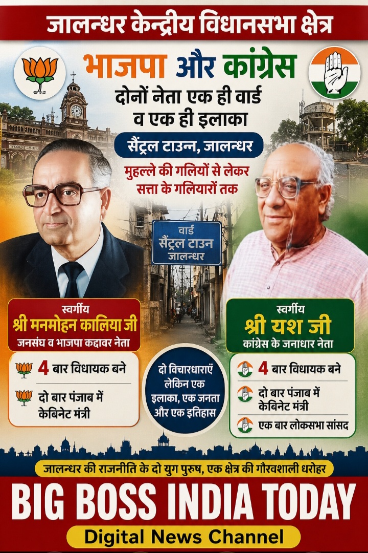 पंजाब की राजनीति व केन्द्रीय विधानसभा क्षेत्र पंजाब की सत्ता का केन्द्र बिन्दू
